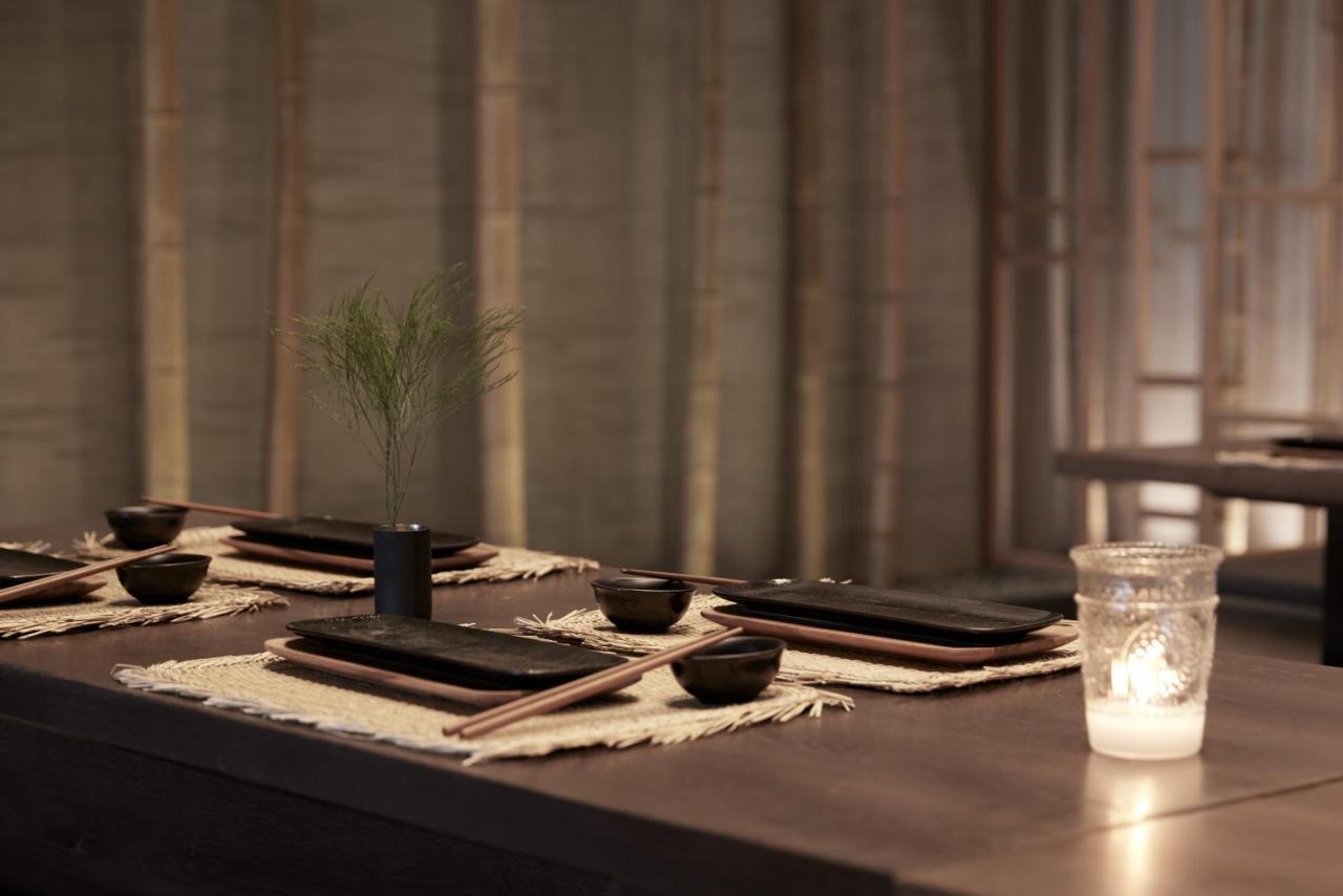 Elissa Adults-Only Lifestyle Beach Resort Kallithéa Exterior foto A table set for kaiseki